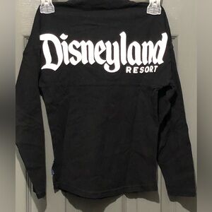 Disney Parks Disneyland Resort Black Spirit Jersey Long Sleeve Size XSmall